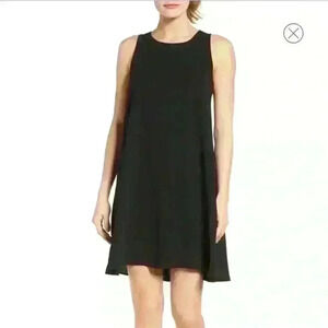 Halogen Black A-Line Sleeveless Dress